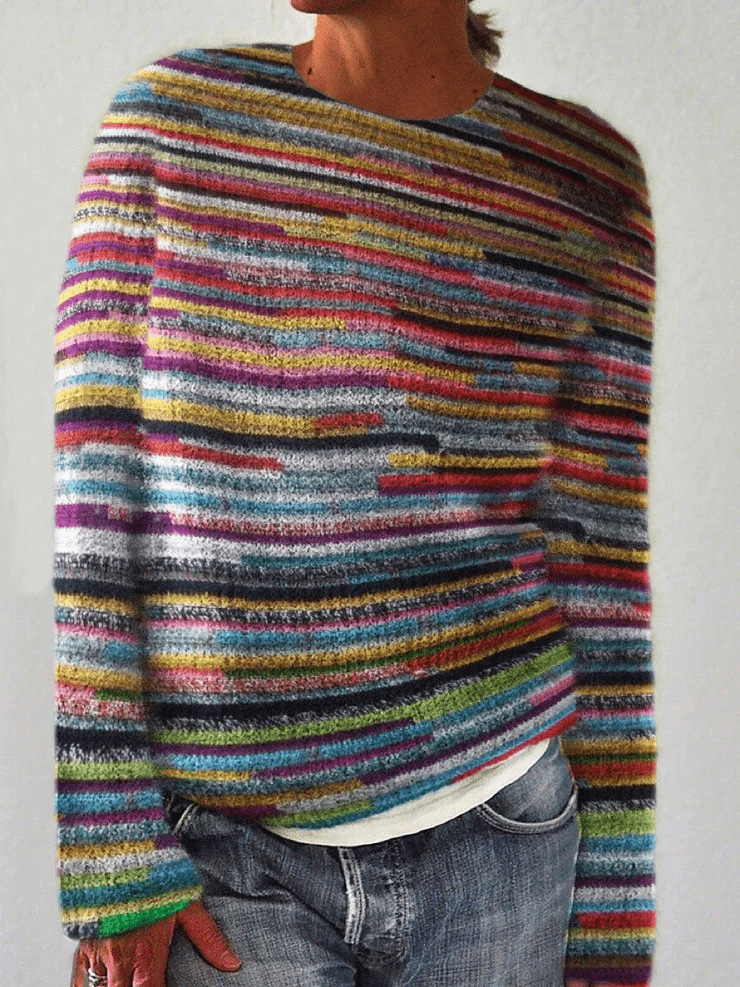 Jersey De Cálido Para El Invierno Manga Larga Para Mujer | De Punto