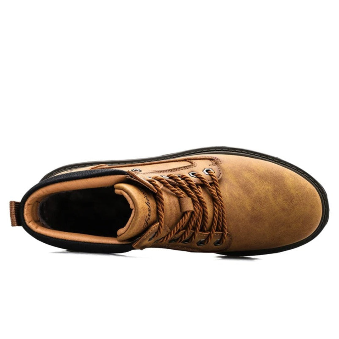 Botas Casuales Con Cordones Para Hombre | Puntera Redonda