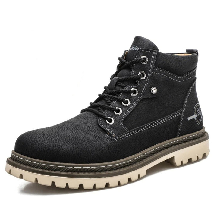 Botas Casuales Con Cordones Para Hombre | Puntera Redonda