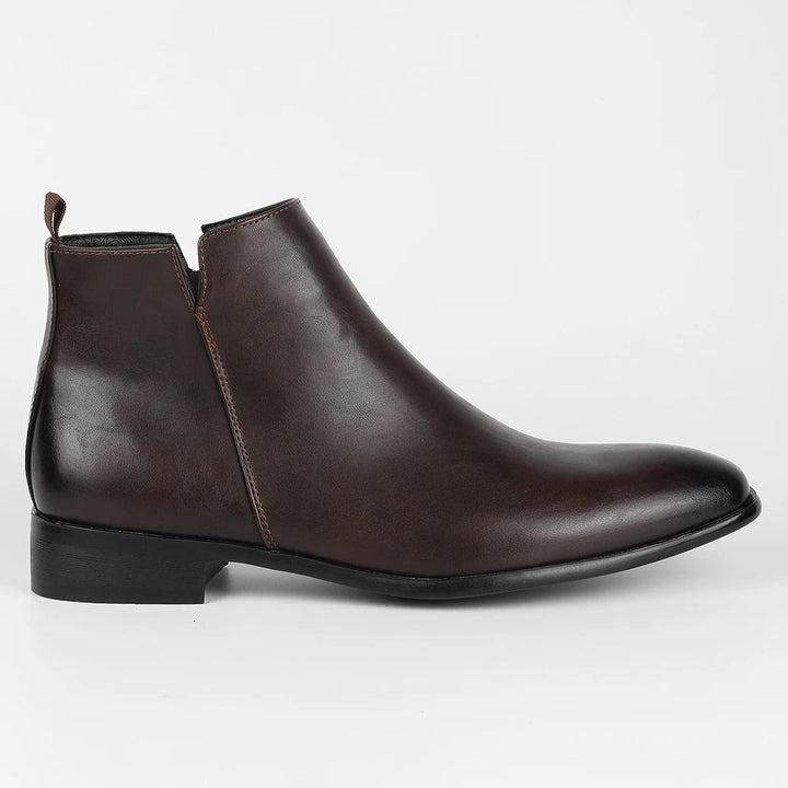 Botines Elegantes para Hombre | Cremallera Lateral