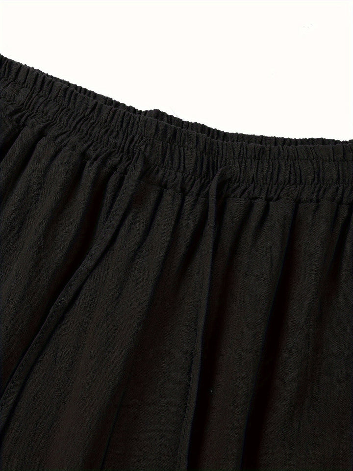 Pantalones Rectos Para Hombre | Cintura Elástica