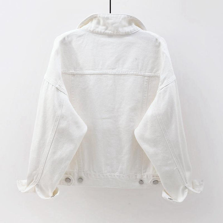 Chaqueta Corta Con Botones Para Mujer | Bolsillo En El Pecho