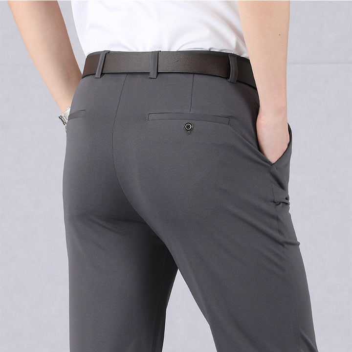 Pantalones De Negocios Elásticos Para Hombre | Corte Ajustado