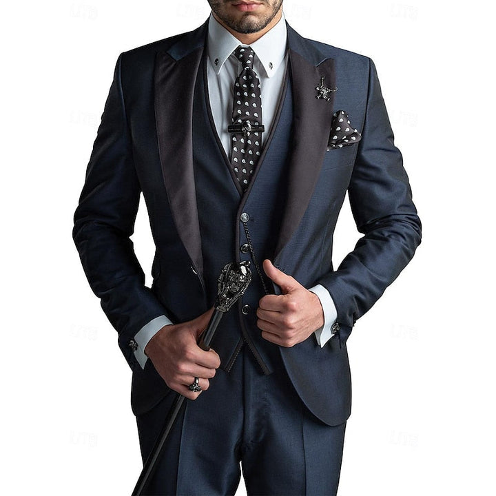 Hombres 3 Piezas De La Vendimia De La Boda Traje De Invitados Conjunto | Elegante
