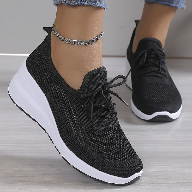 Zapatos casuales sin cordones para mujer | Cordones