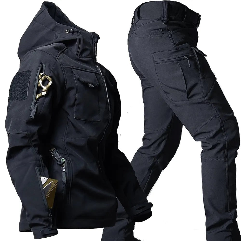Conjunto Táctico De 2 Piezas Para Hombre | Impermeable