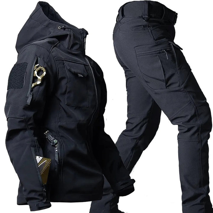 Conjunto Táctico De 2 Piezas Para Hombre | Impermeable