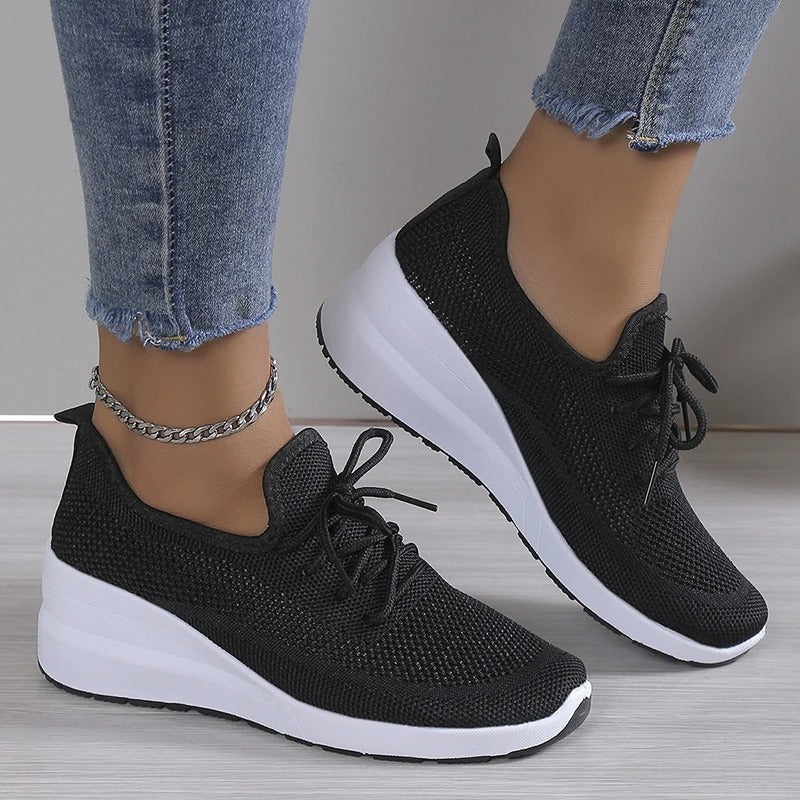 Zapatos casuales sin cordones para mujer | Cordones
