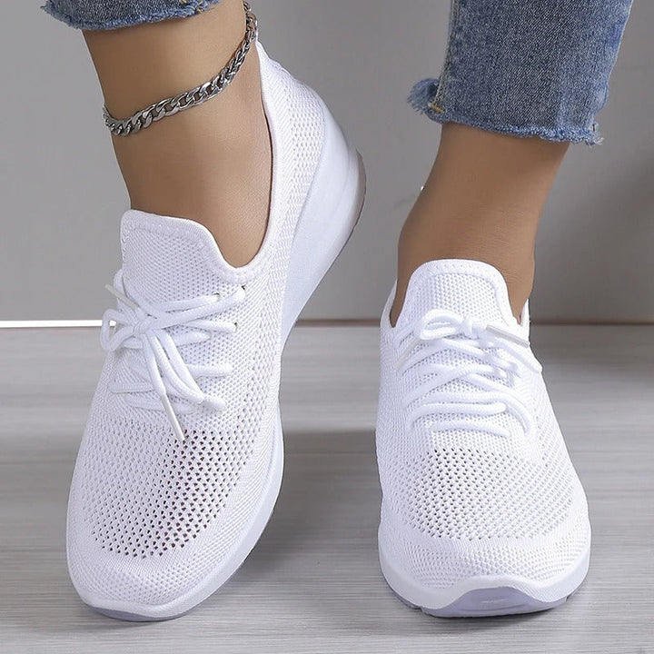 Zapatos casuales sin cordones para mujer | Cordones