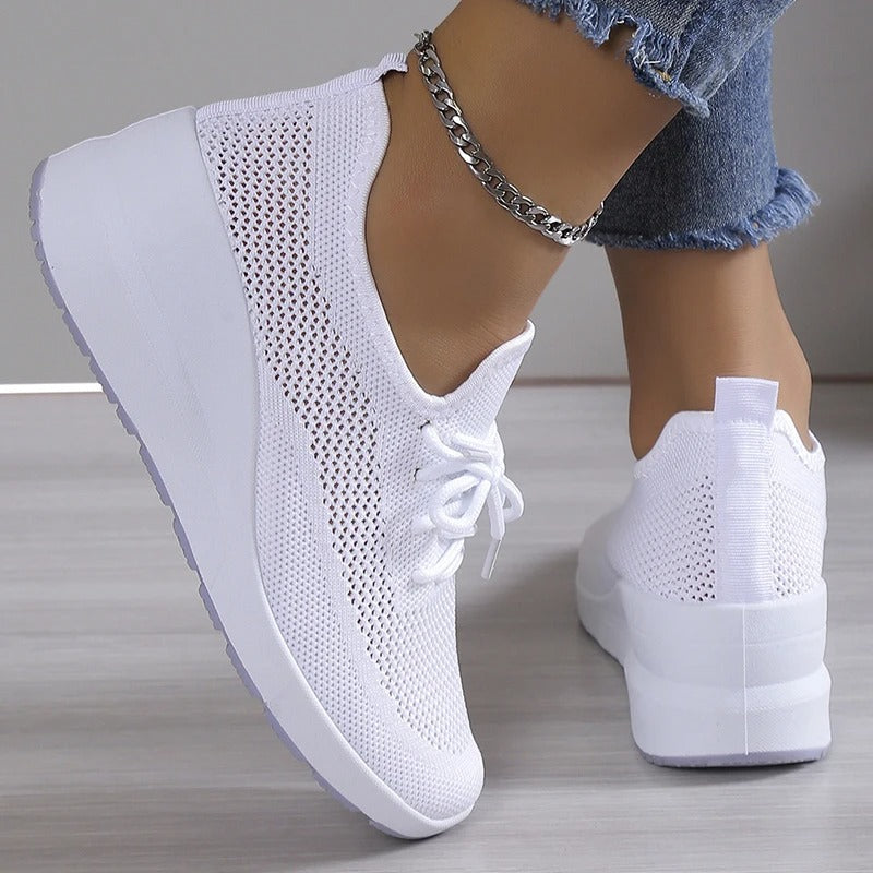 Zapatos casuales sin cordones para mujer | Cordones