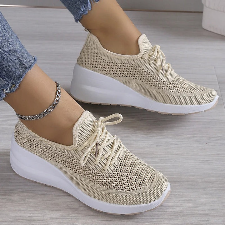 Zapatos casuales sin cordones para mujer | Cordones