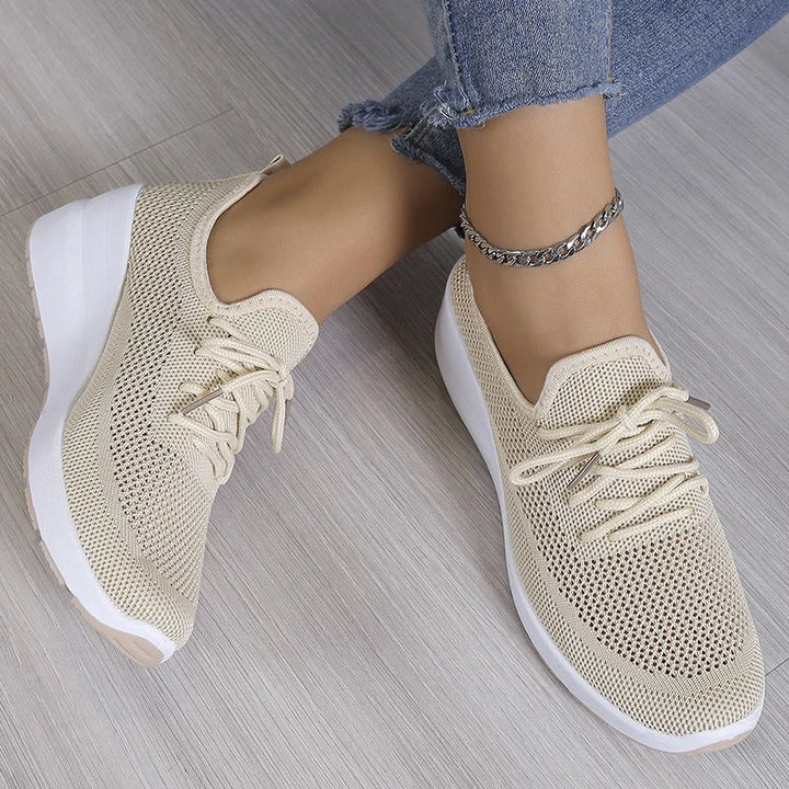 Zapatos casuales sin cordones para mujer | Cordones