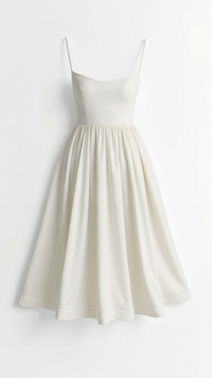Vestido Sin Mangas Con Tirantes Para Mujer | Midi