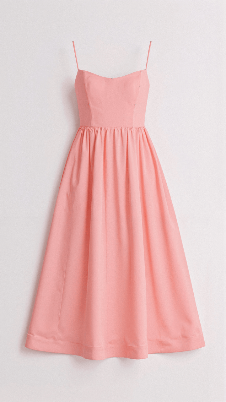 Vestido Sin Mangas Con Tirantes Para Mujer | Midi