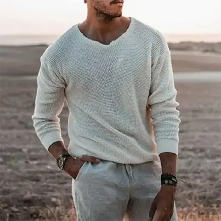 Jersey Cálido De Punto Para Hombre | Informal