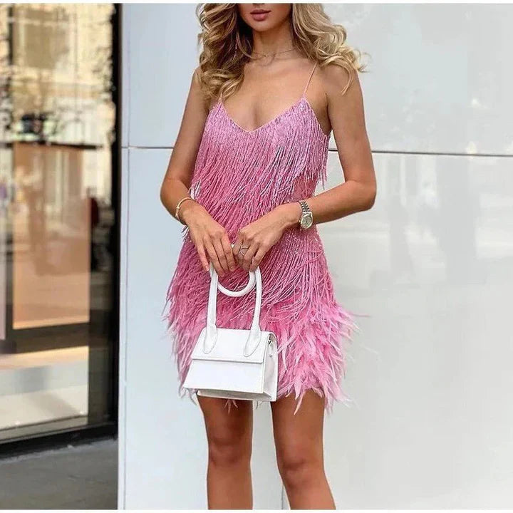 Vestido De Fiesta De Lentejuelas Para Mujer | Mini