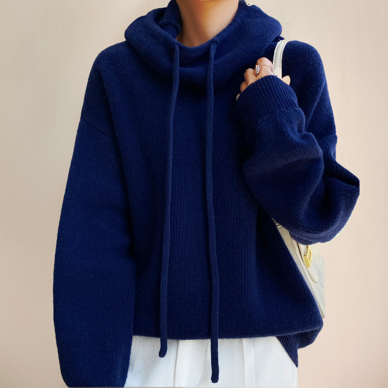 Sudadera Con Capucha Y Mangas Largas Talla Grande Para Mujer | De Punto