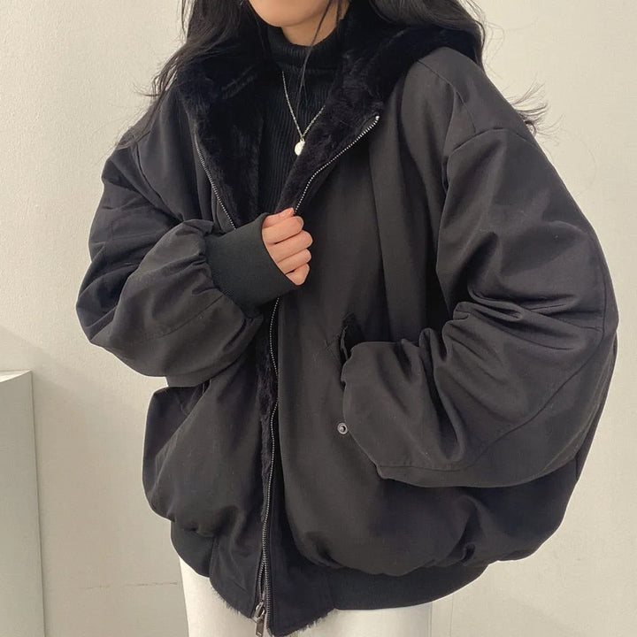 Chaqueta Bombardero Informal Para Mujer | Cremallera