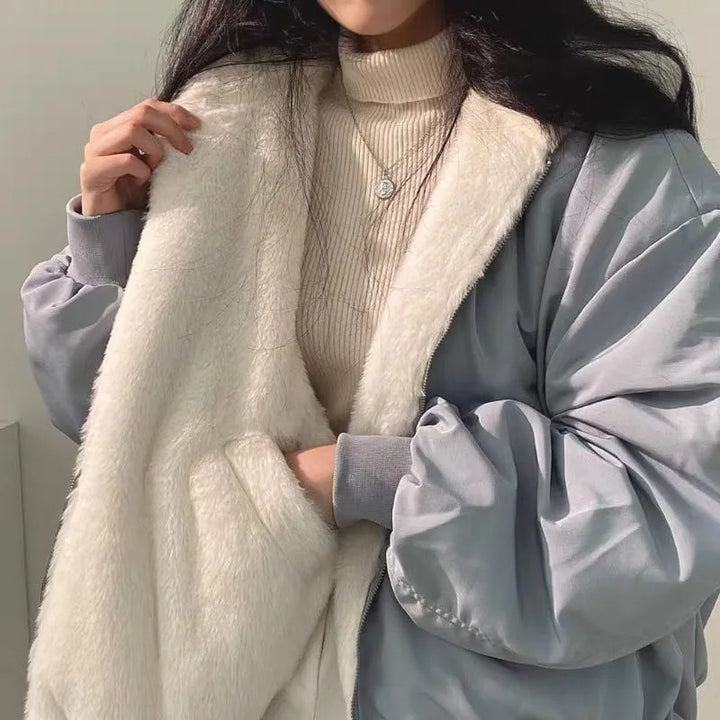 Chaqueta Bombardero Informal Para Mujer | Cremallera