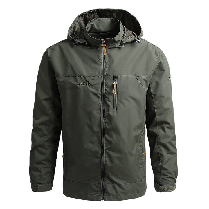 Chaqueta Con Cremallera Para Hombre | Cuello Alto