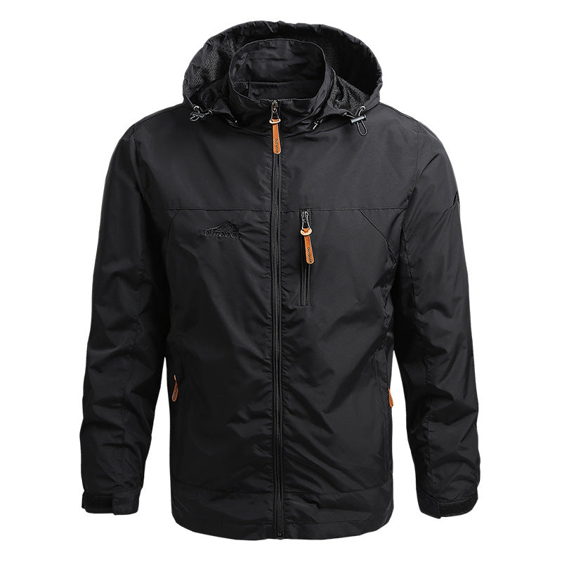 Chaqueta Con Cremallera Para Hombre | Cuello Alto