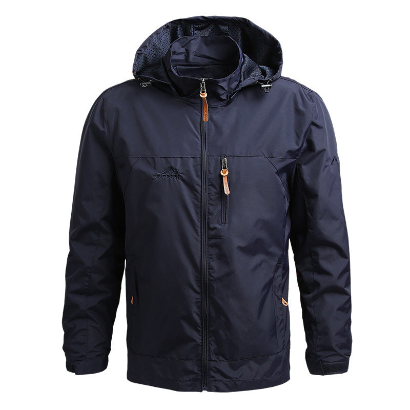 Chaqueta Con Cremallera Para Hombre | Cuello Alto