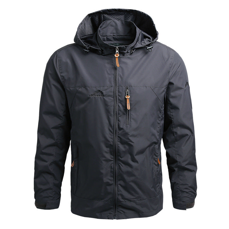 Chaqueta Con Cremallera Para Hombre | Cuello Alto