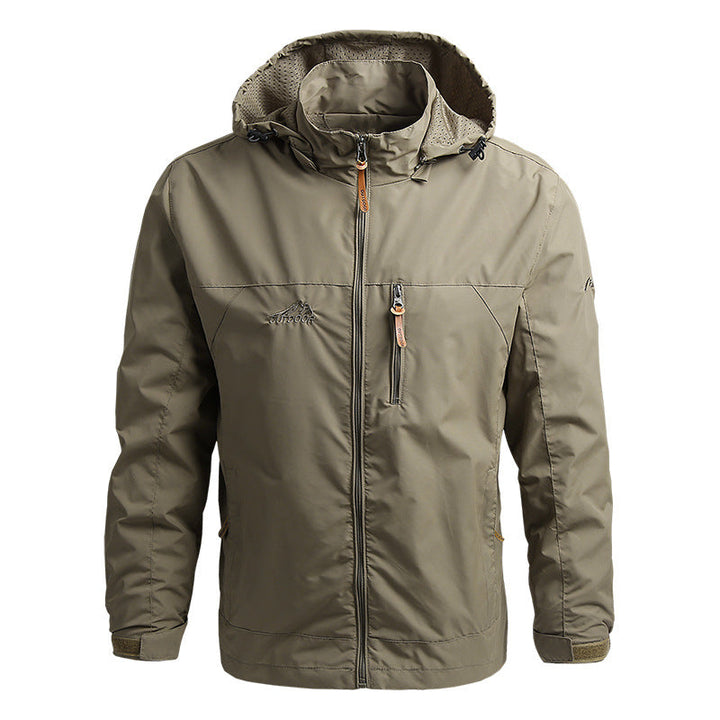 Chaqueta Con Cremallera Para Hombre | Cuello Alto