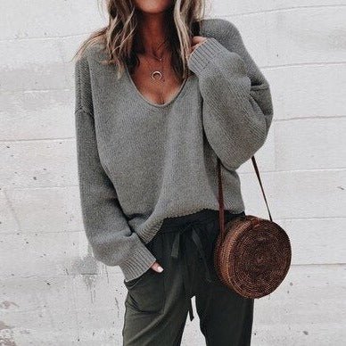 Jersey De Invierno Oversize Para Mujer | De Punto