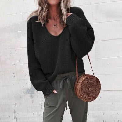 Jersey De Invierno Oversize Para Mujer | De Punto