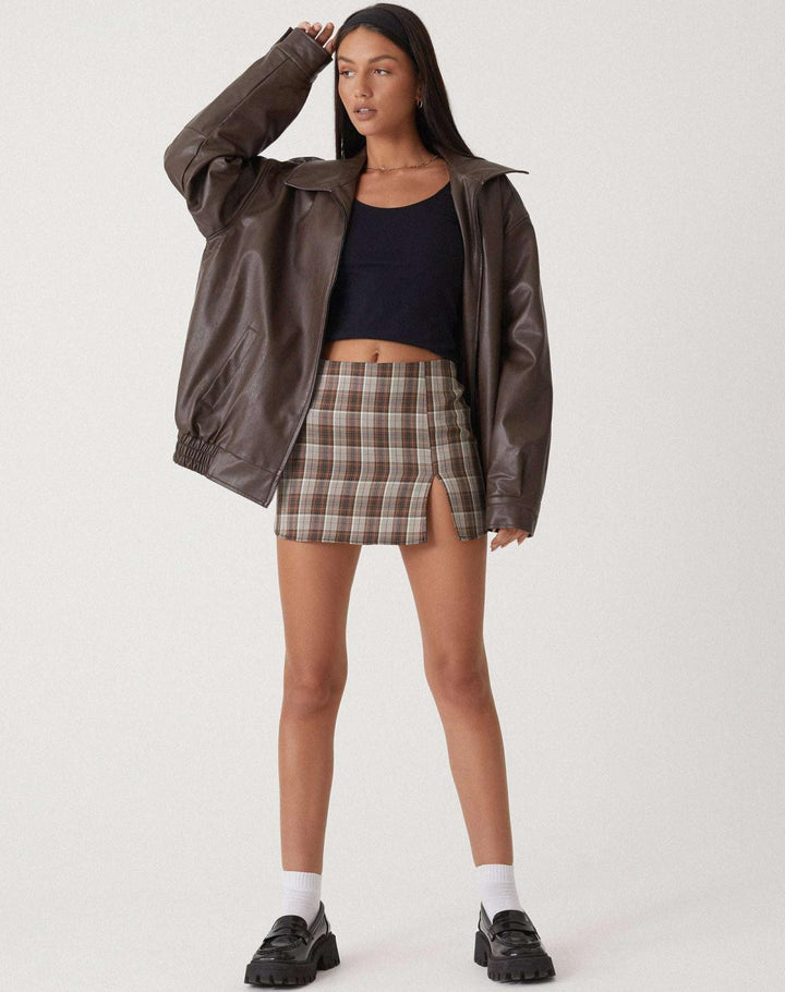 Chaqueta Sobredimensionado De Manga Larga Para Mujer | Con Cremallera